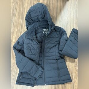 Abercrombie stretch light weight packable puffer